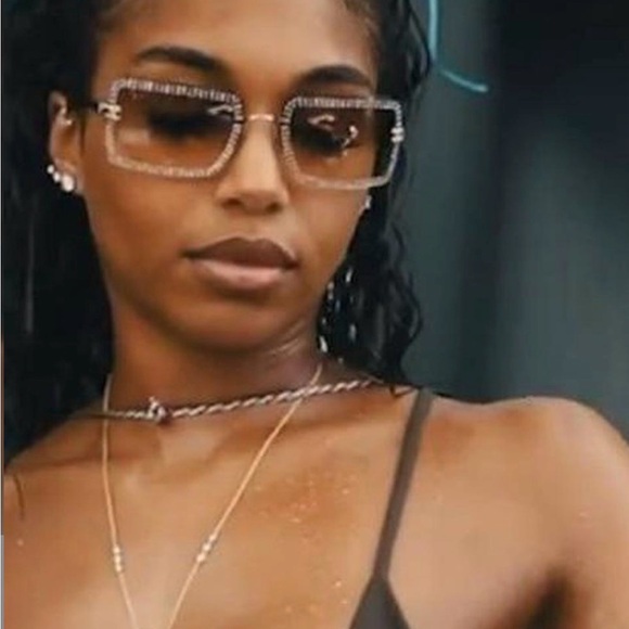 CHANEL 4015 GOLD RHINESTONE SUNGLASSES - Picture 6 of 12